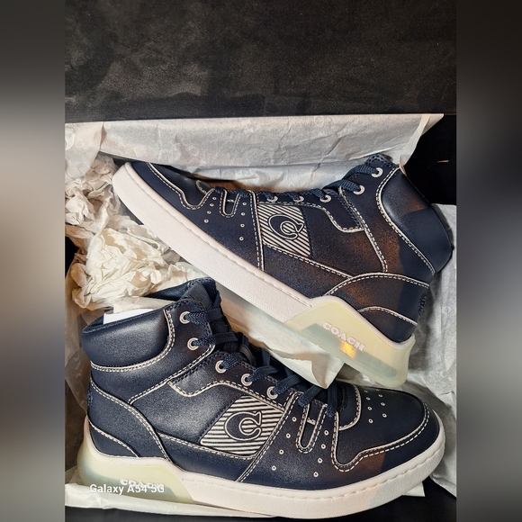Coach 1941 Navy Citysole High Top - Picture 1 of 9